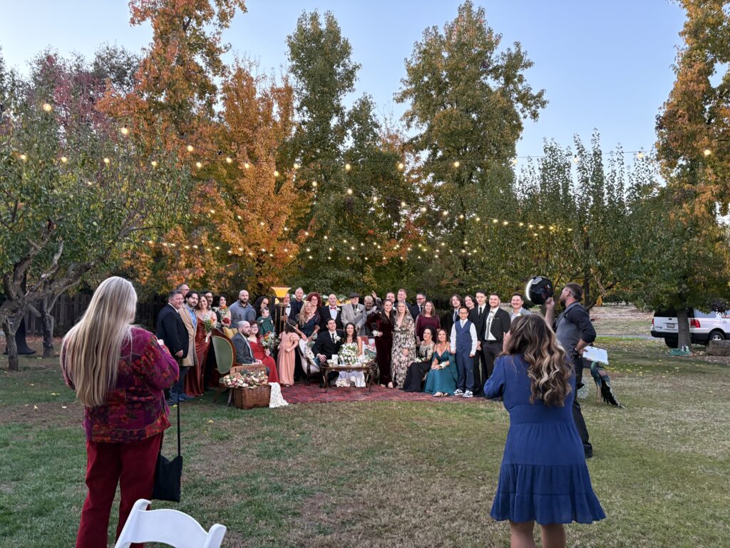 Wedding reception dance floor at a DJ Maile event